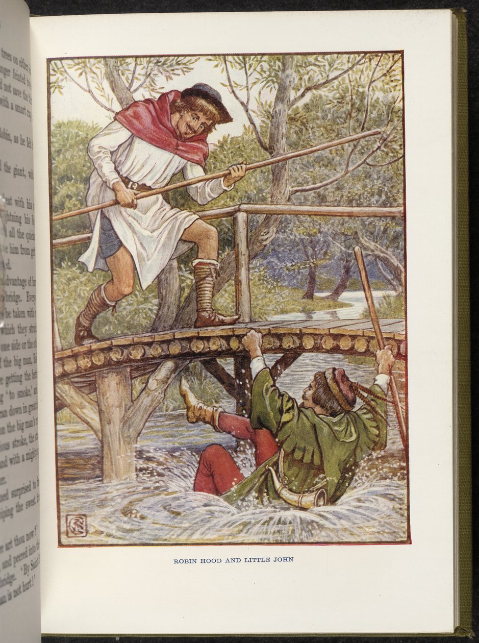 Robin des Bois et Petit Jean - Walter Crane