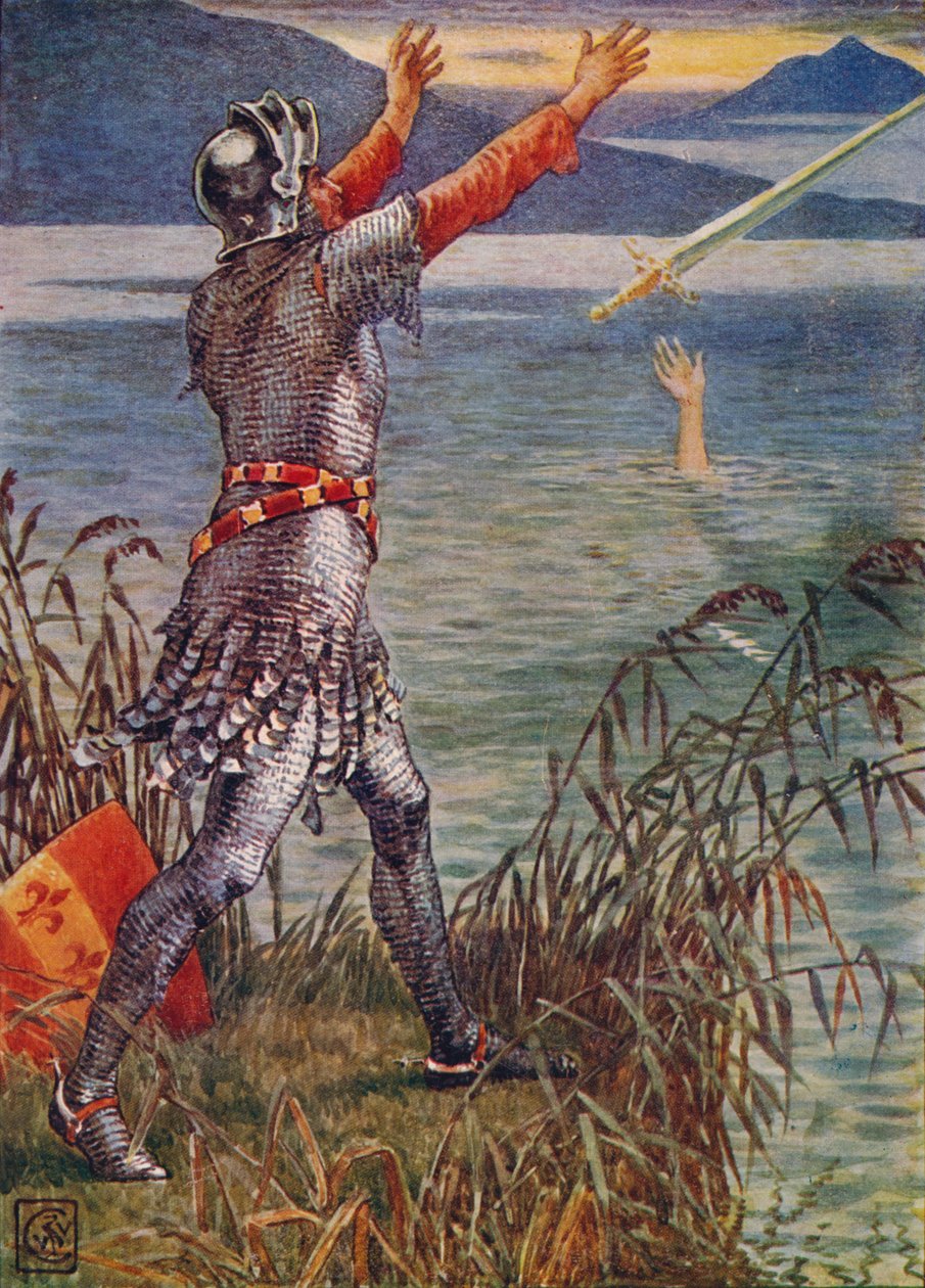 Sir Bedivere jette l