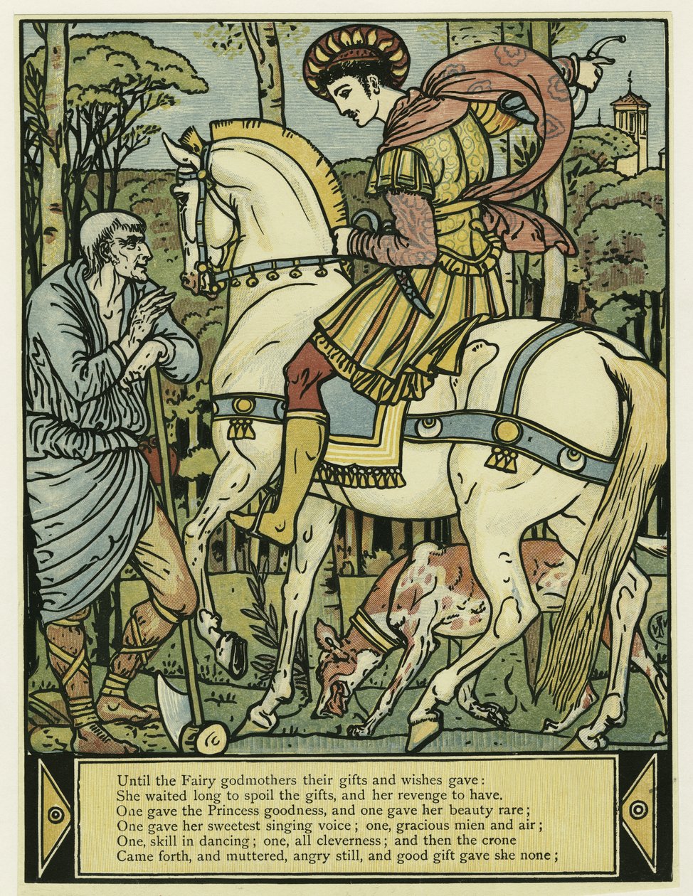 Le prince demande des directions, du livre d