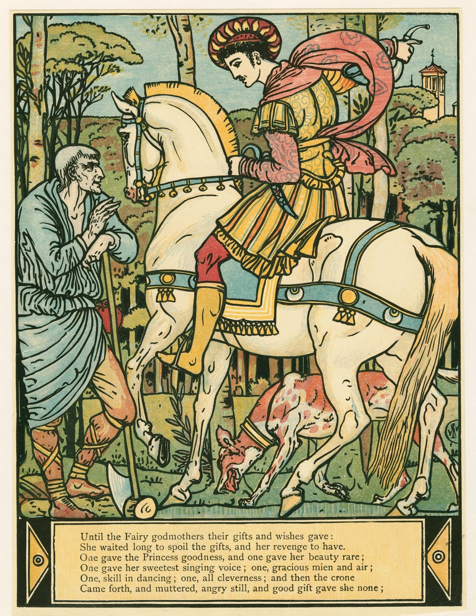 Le prince demande des directions, du livre d