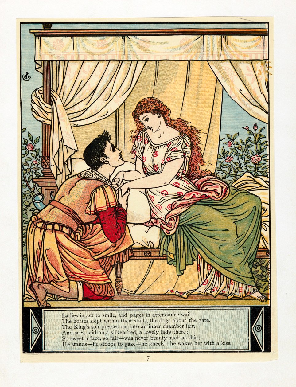 Le prince réveille la Belle, du livre d