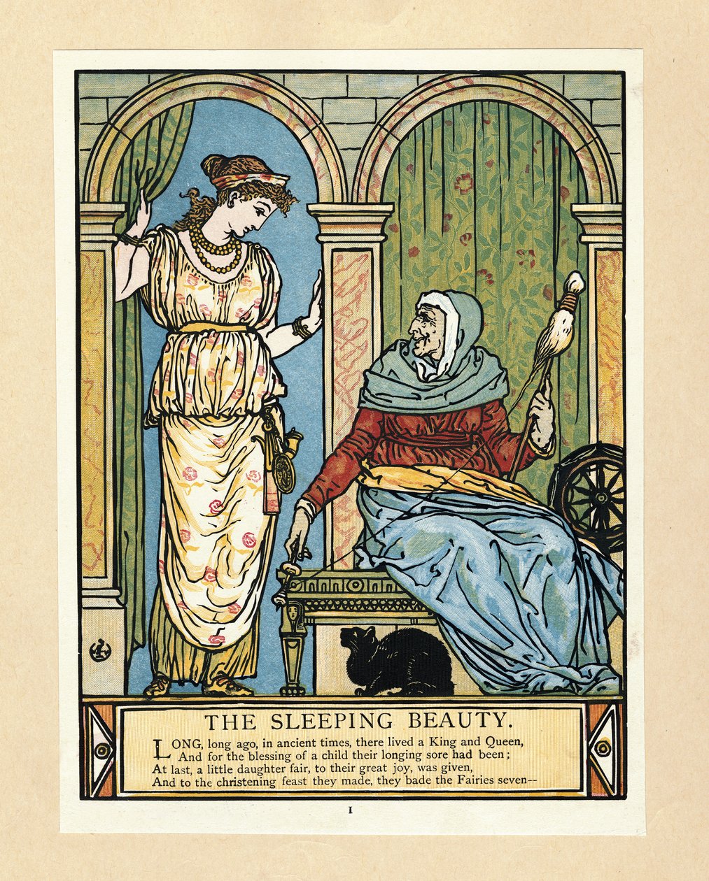 La princesse apprend à filer, du livre d