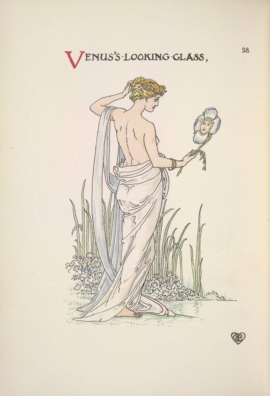 Le miroir de Vénus. Une femme s