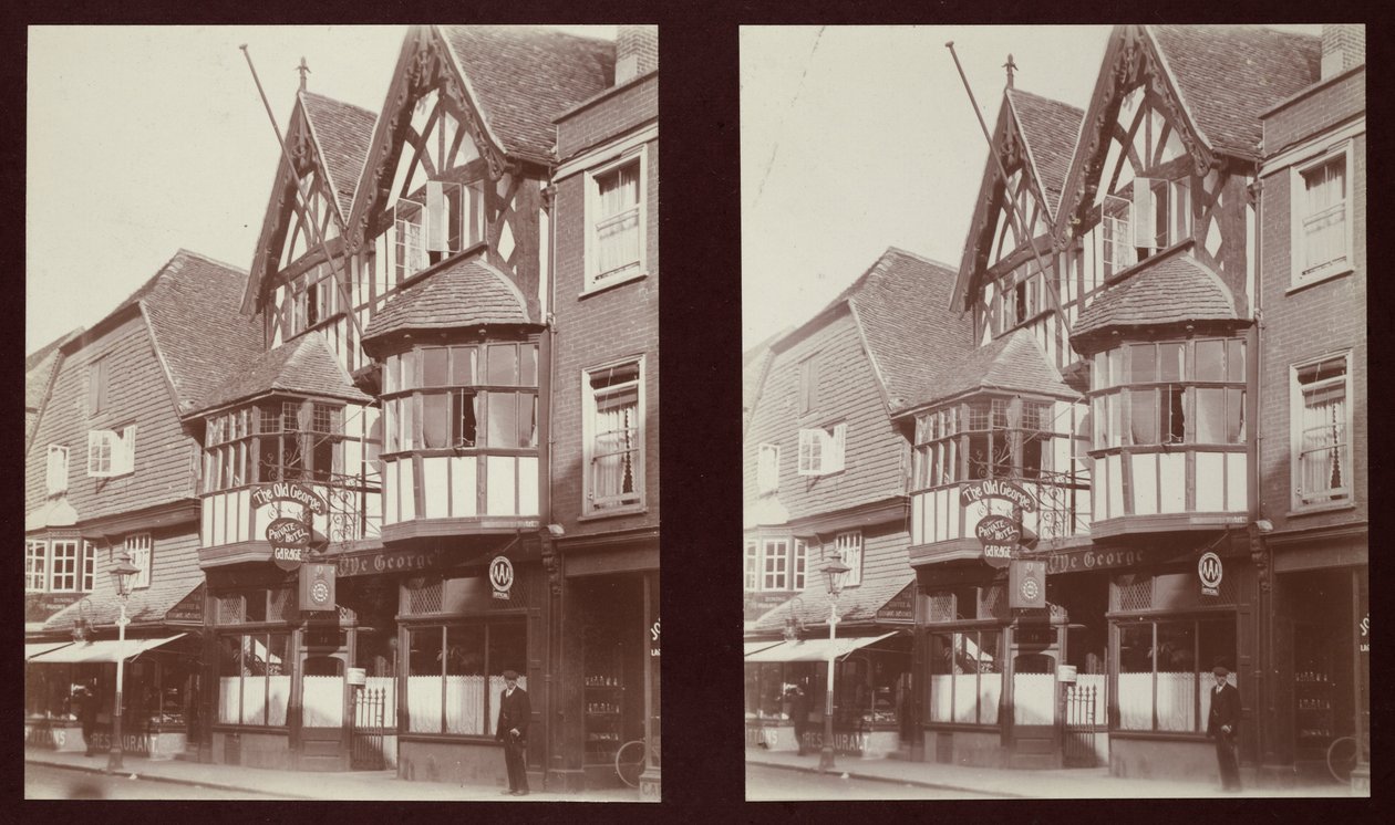 Old George Inn, 17 High Street, Salisbury, Wiltshire, 1913 - Walter Edward Zehetmayr