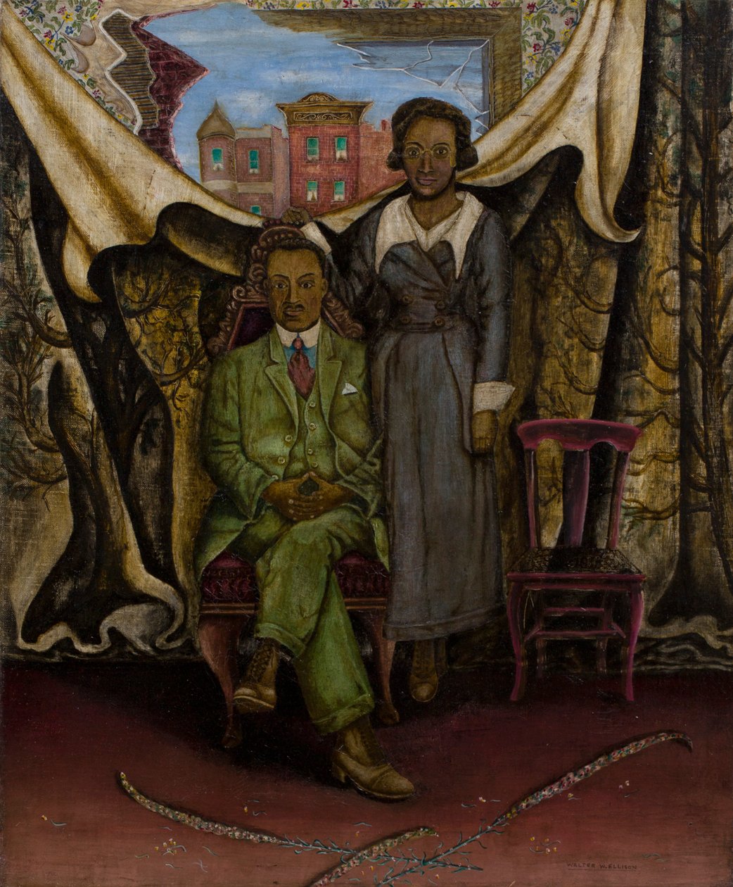 Père et Mère—Tintype - Walter Ellison
