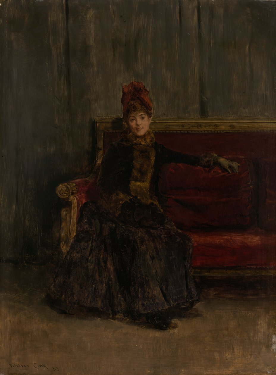 Dame assise - Walter Gay