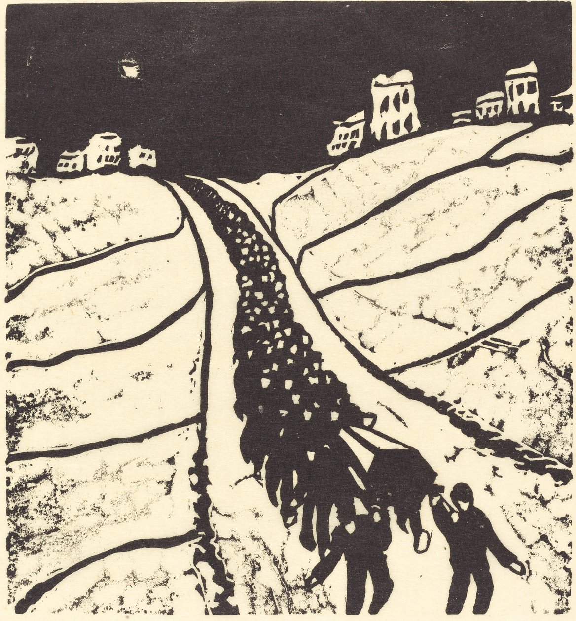 Enterrement, 1916 - Walter Gramatte