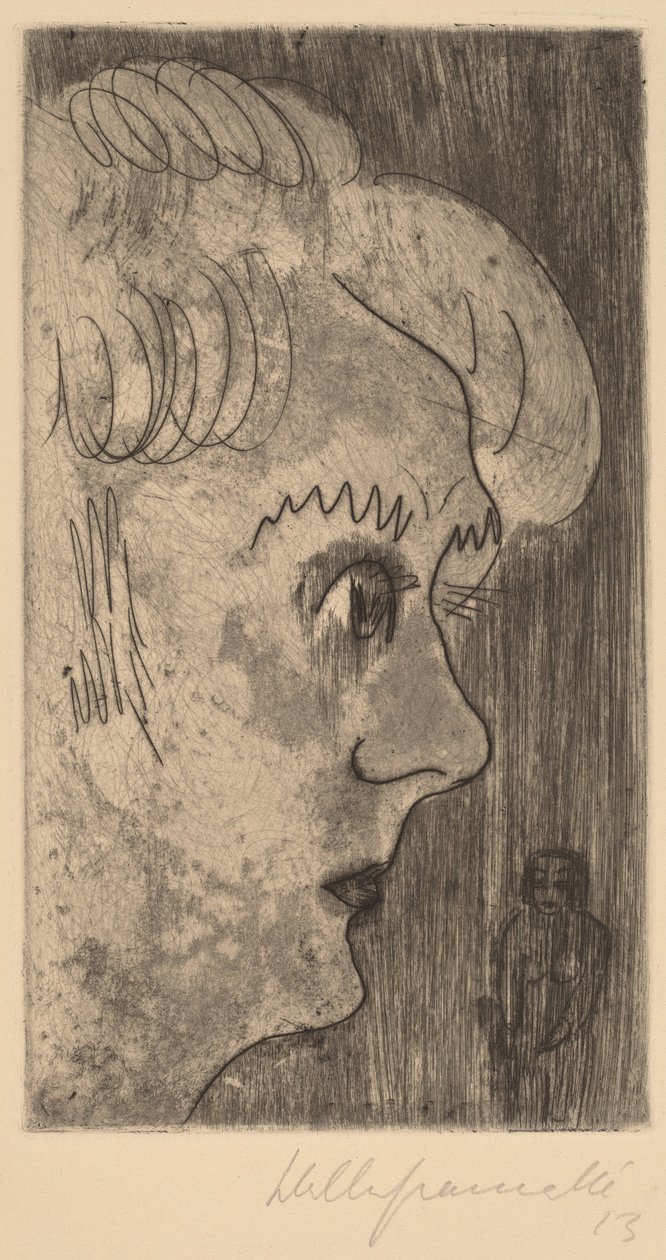 Tête de Profil, 1923 - Walter Gramatte