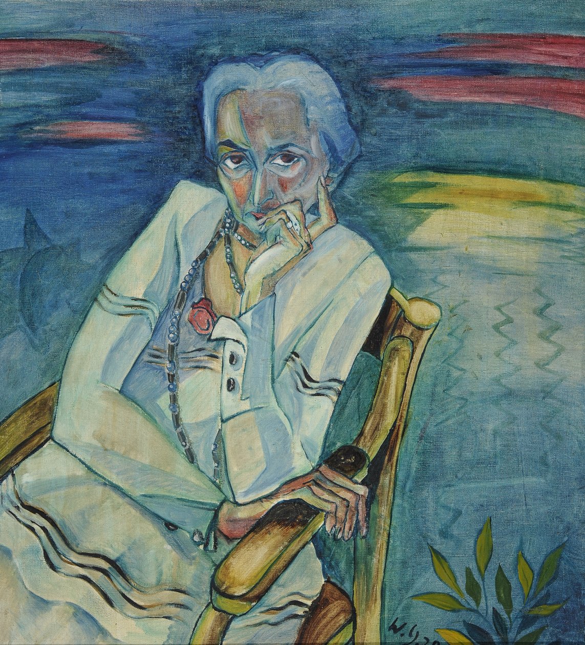 Portrait de Rosa Schapire - Walter Gramatte