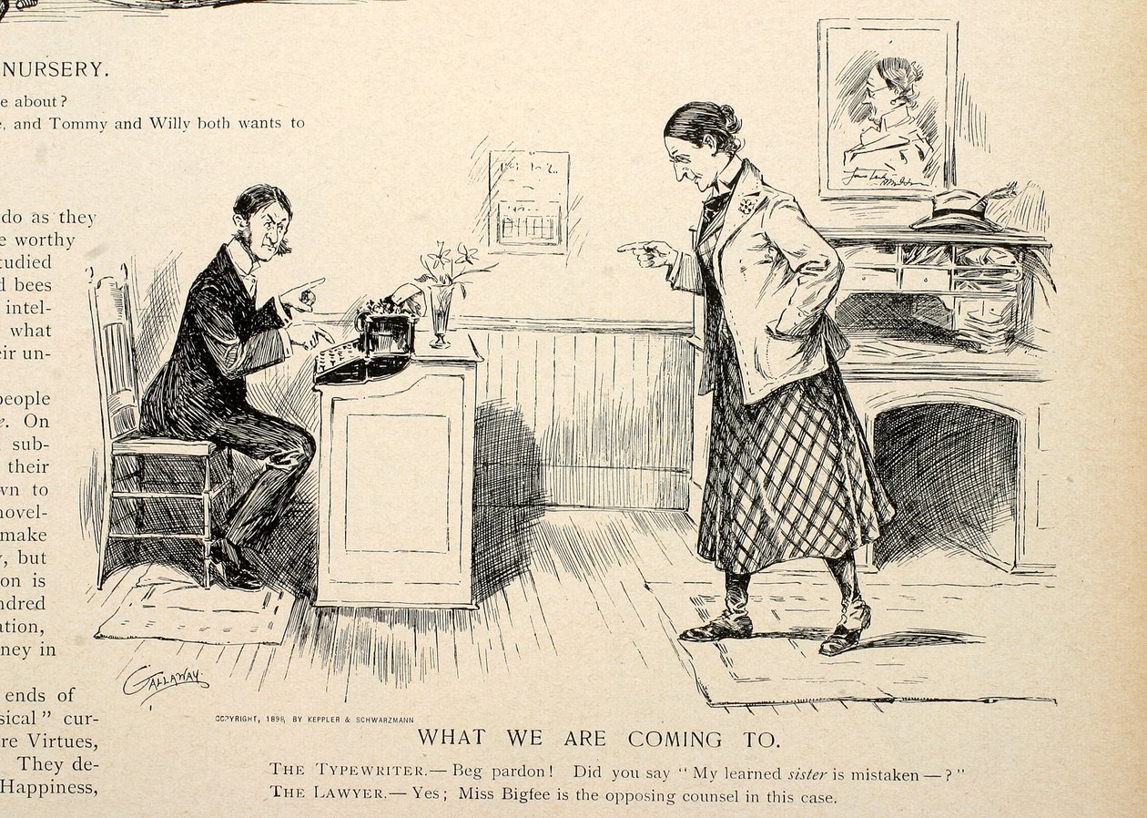 Ce à quoi nous en arrivons, de Puck, 27 avril 1898 - Walter H., Gallaway