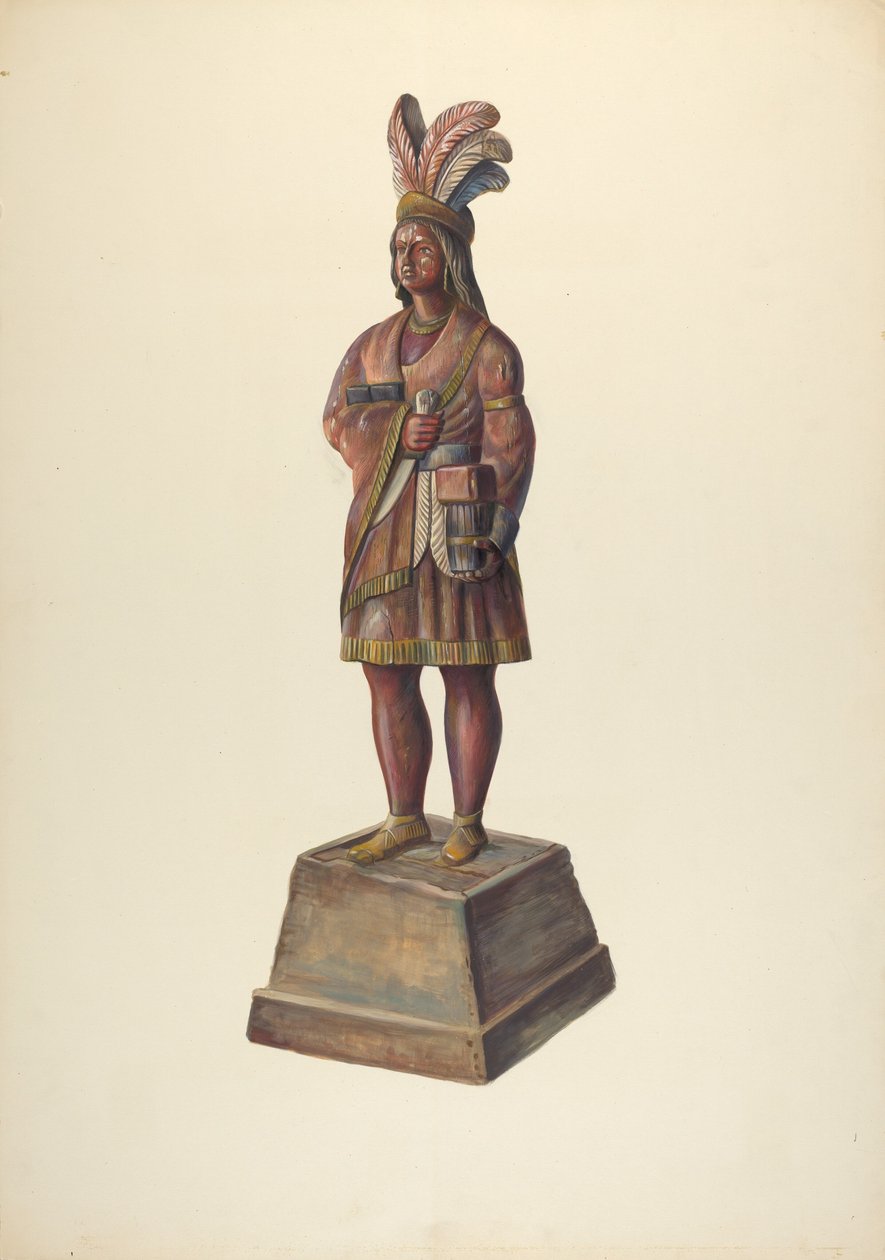 Indien de magasin de cigares, vers 1937 - Walter Hochstrasser