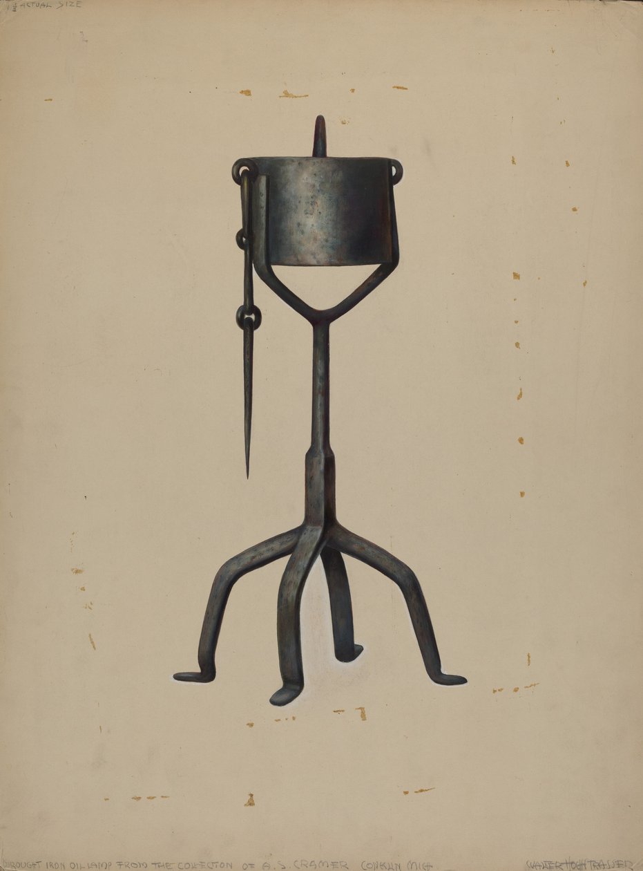 Lampe à huile - Walter Hochstrasser