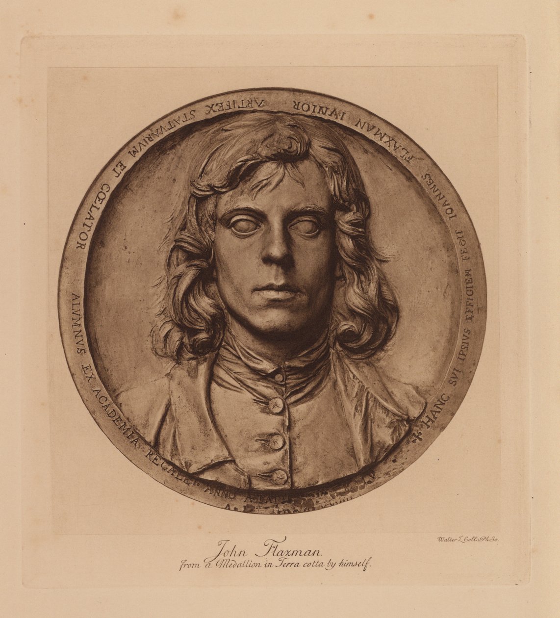 John Flaxman, sculpteur britannique (photogravure) - Walter L. Colls