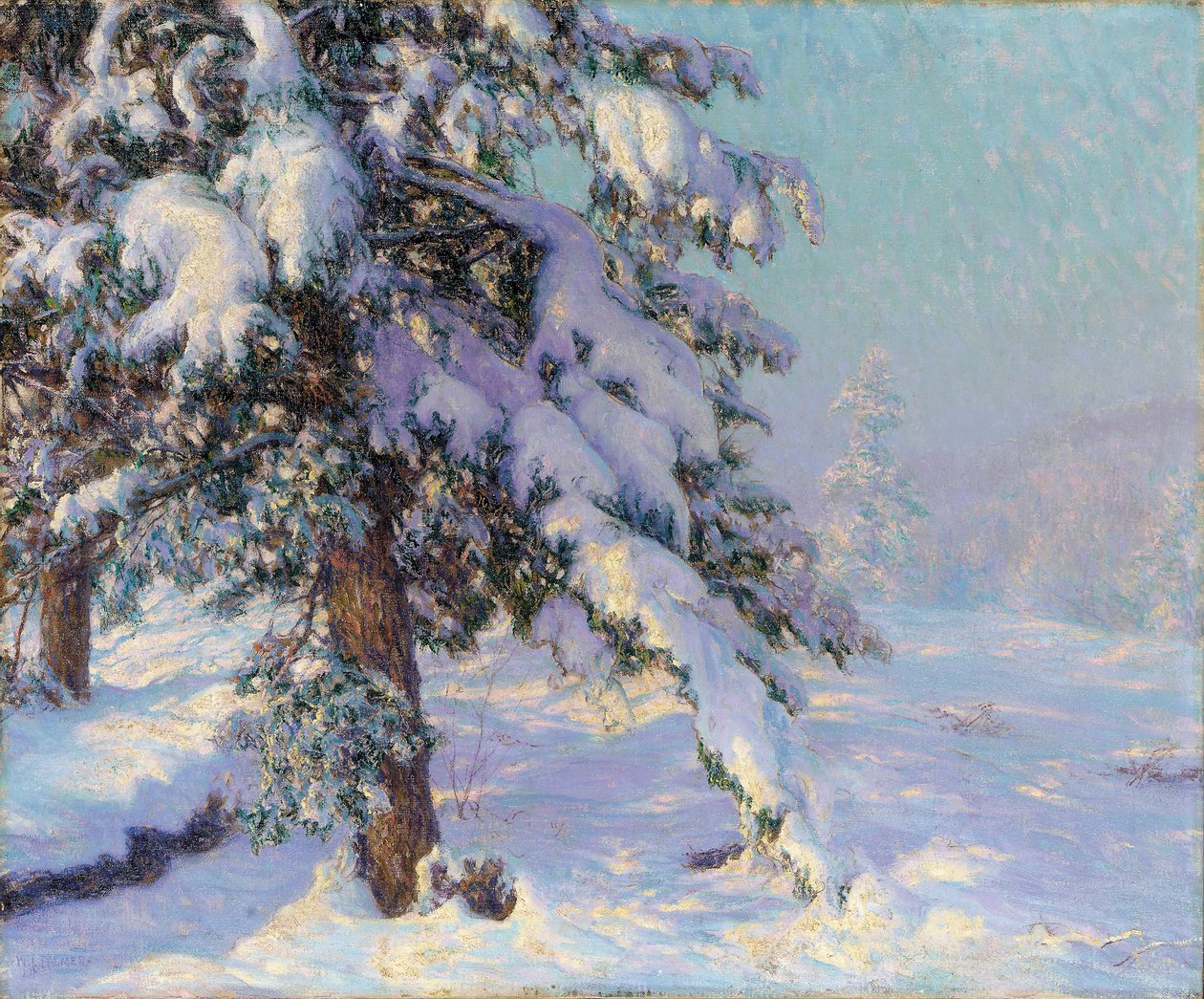 Chargé de neige - Walter Launt Palmer