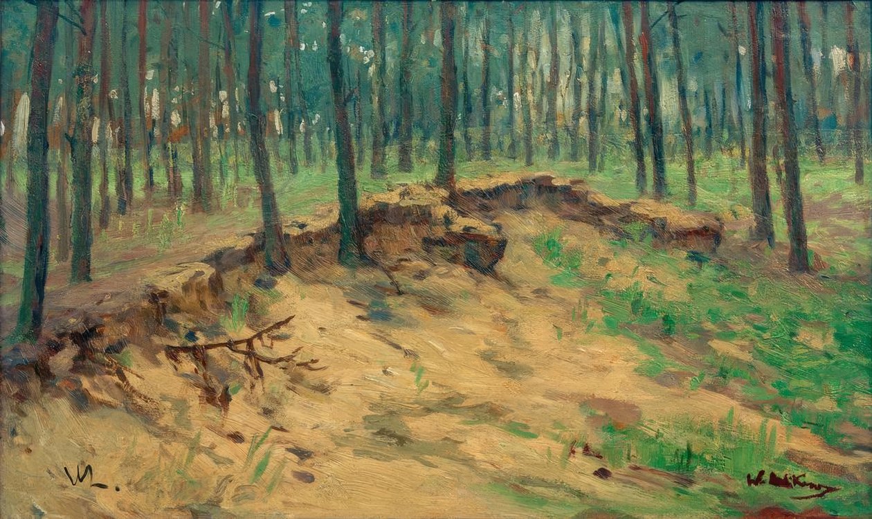 Bois avec carrière de sable - Walter Leistikow