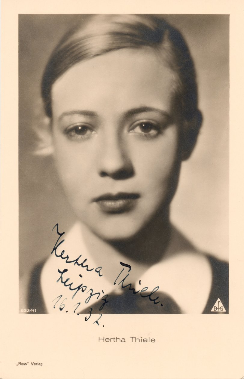 Portrait de Hertha Thiele - Walter Limot