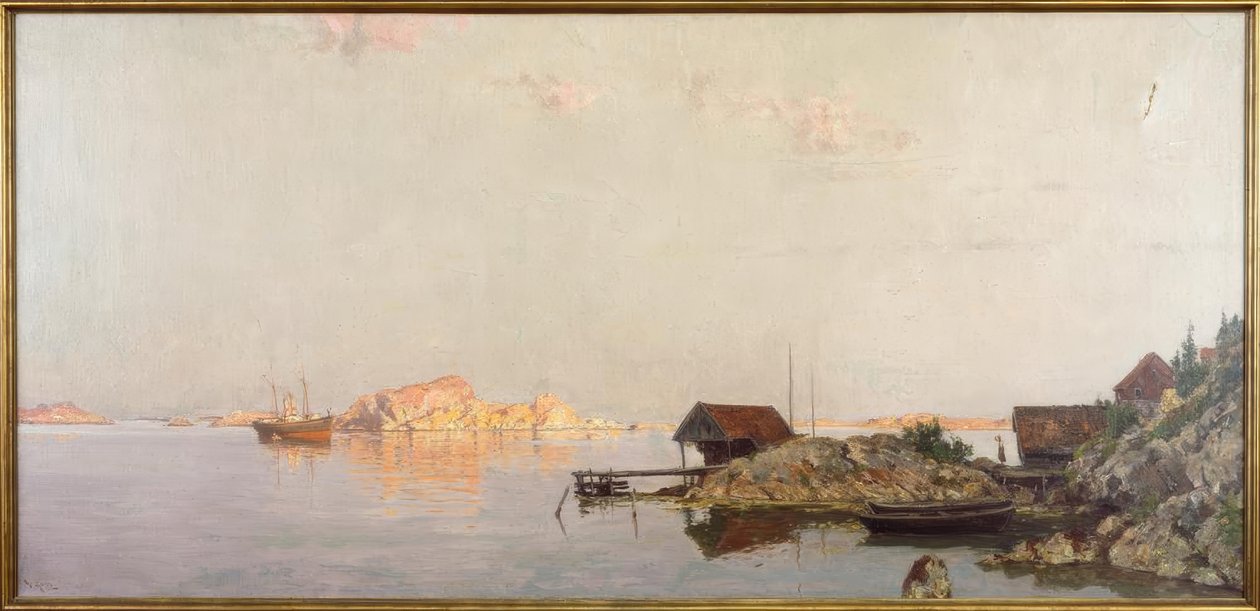 Paysage côtier scandinave - Walter Moras