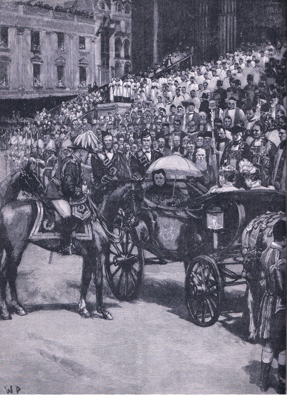 Le jubilé de diamant : Action de grâce à la cathédrale Saint-Paul, illustration de l