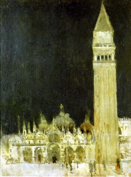 Le Campanile, Venise, vers 1896-97 - Walter Richard Sickert