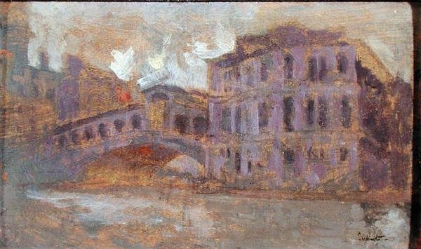 Le pont du Rialto et le Palazzo Camerlenghi - Walter Richard Sickert