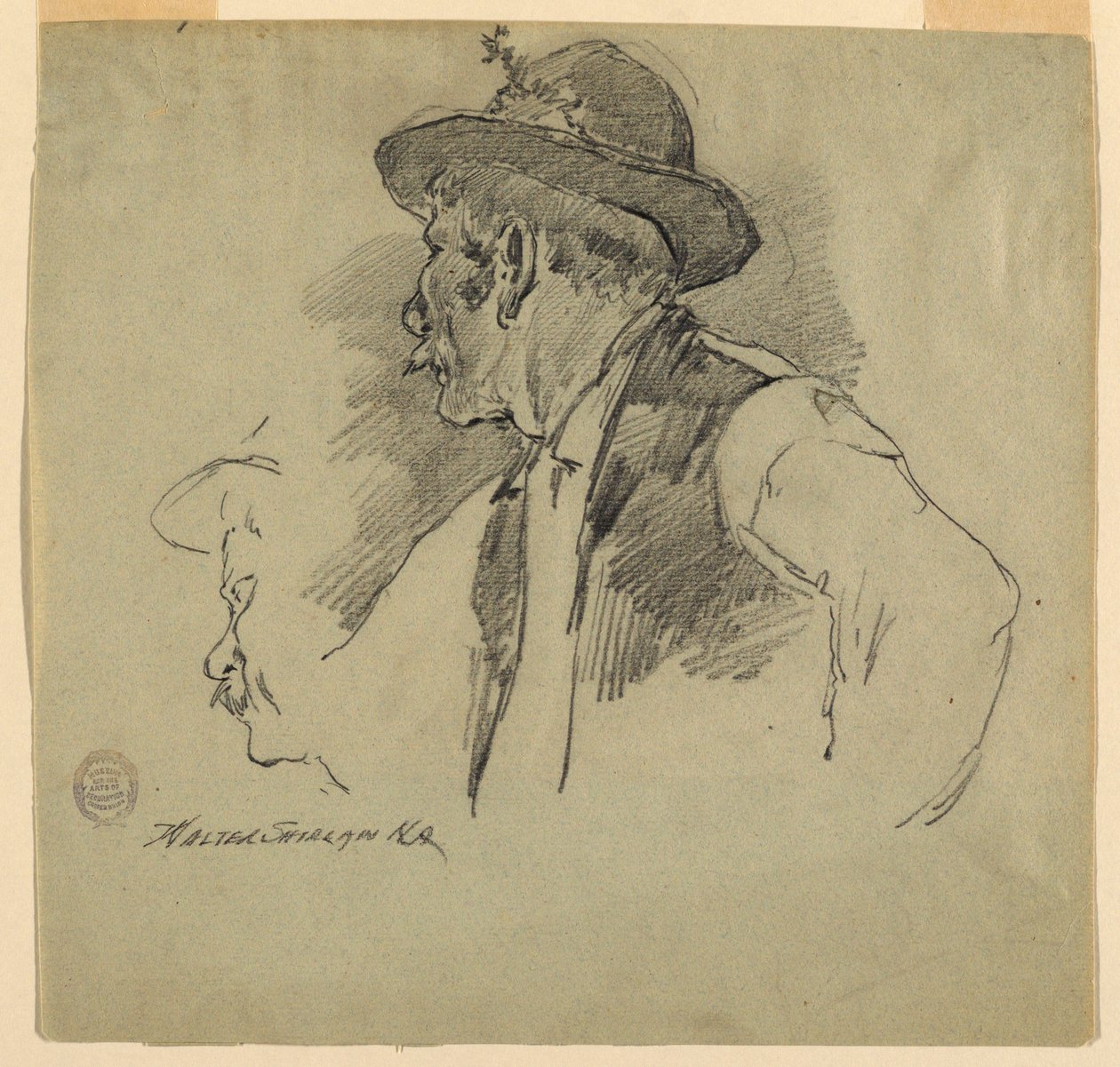 Un paysan bavarois - Walter Shirlaw