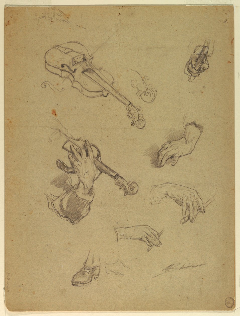 Dessin, feuille d