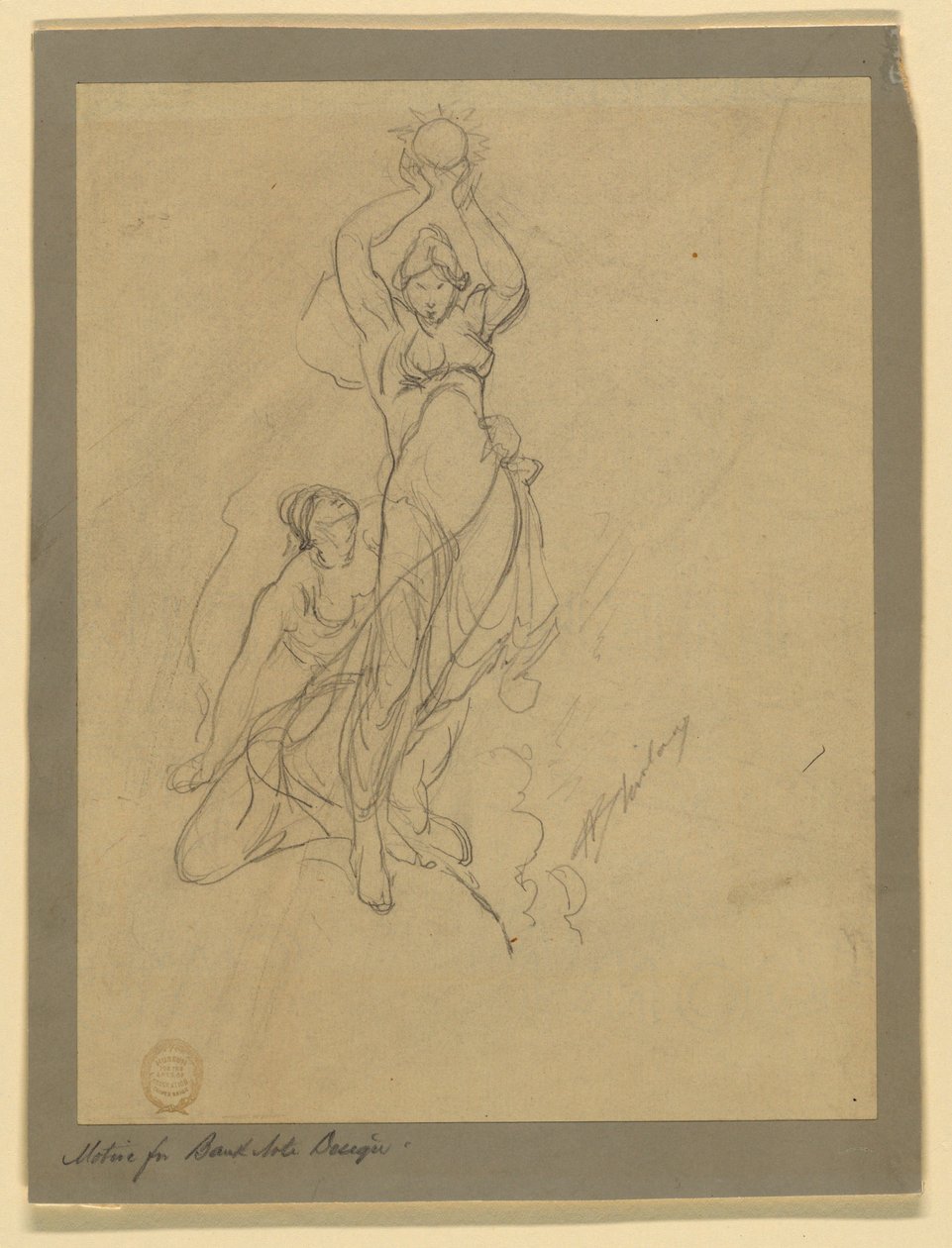Motif pour conception de billet de banque - Walter Shirlaw