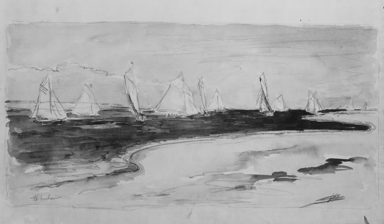 Paysage marin - Walter Shirlaw