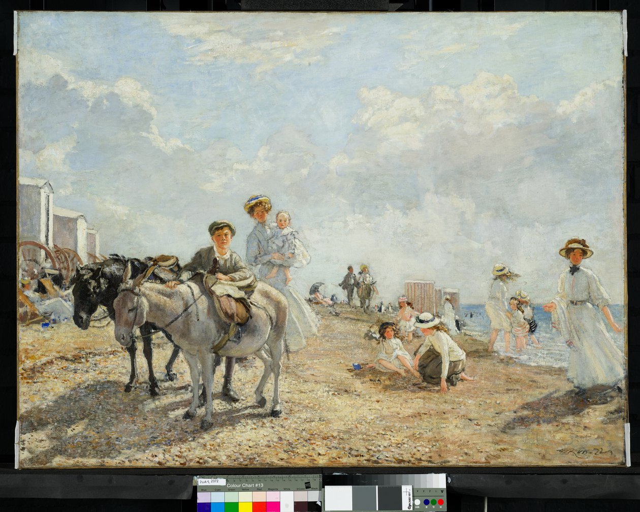 Sur la plage - Walter Westley Russell