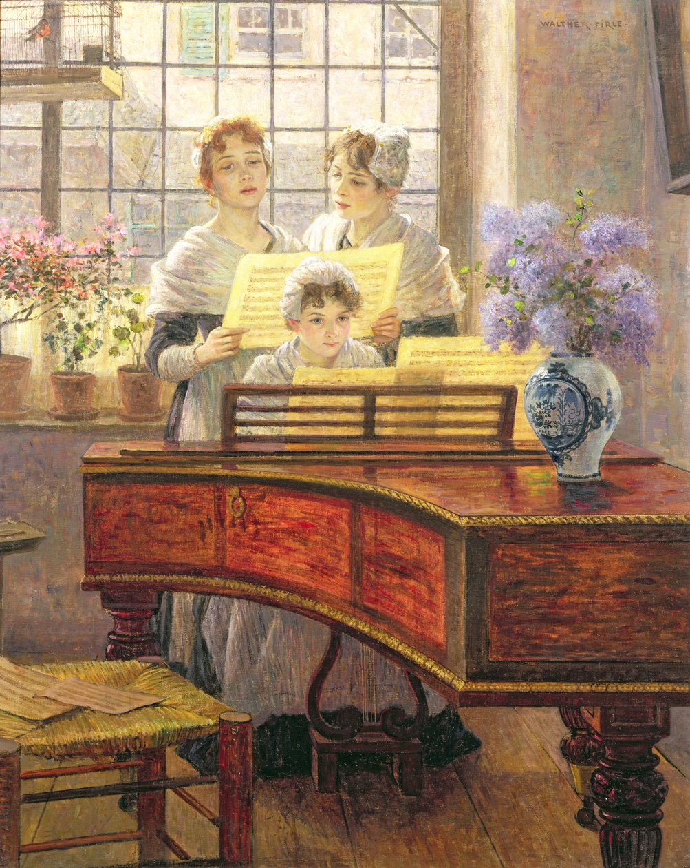 Autour du piano - Walther Firle