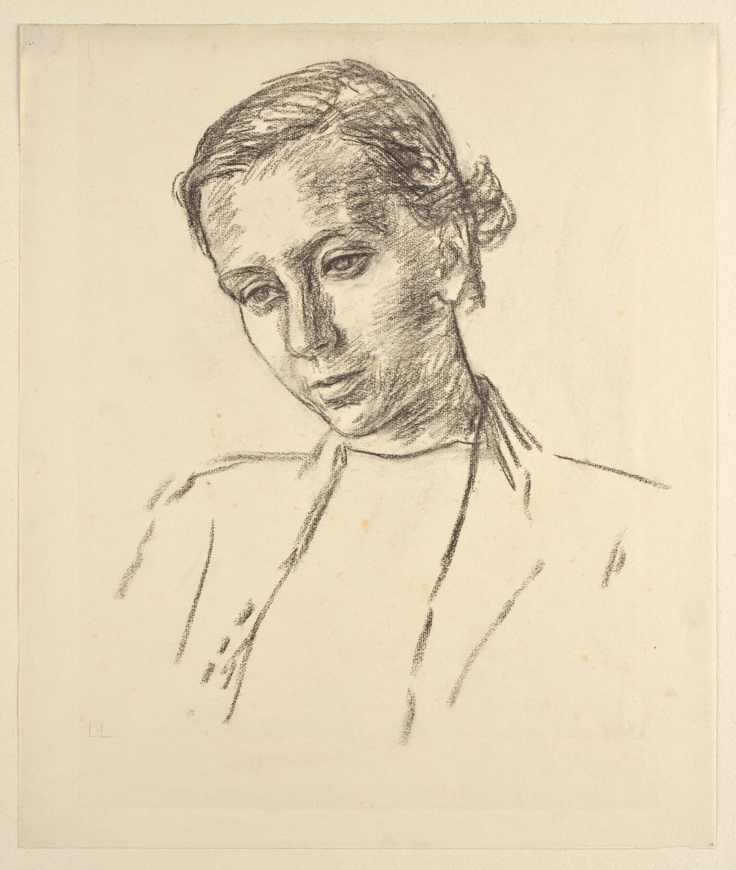 Portrait de jeune fille - Walther Gamerith