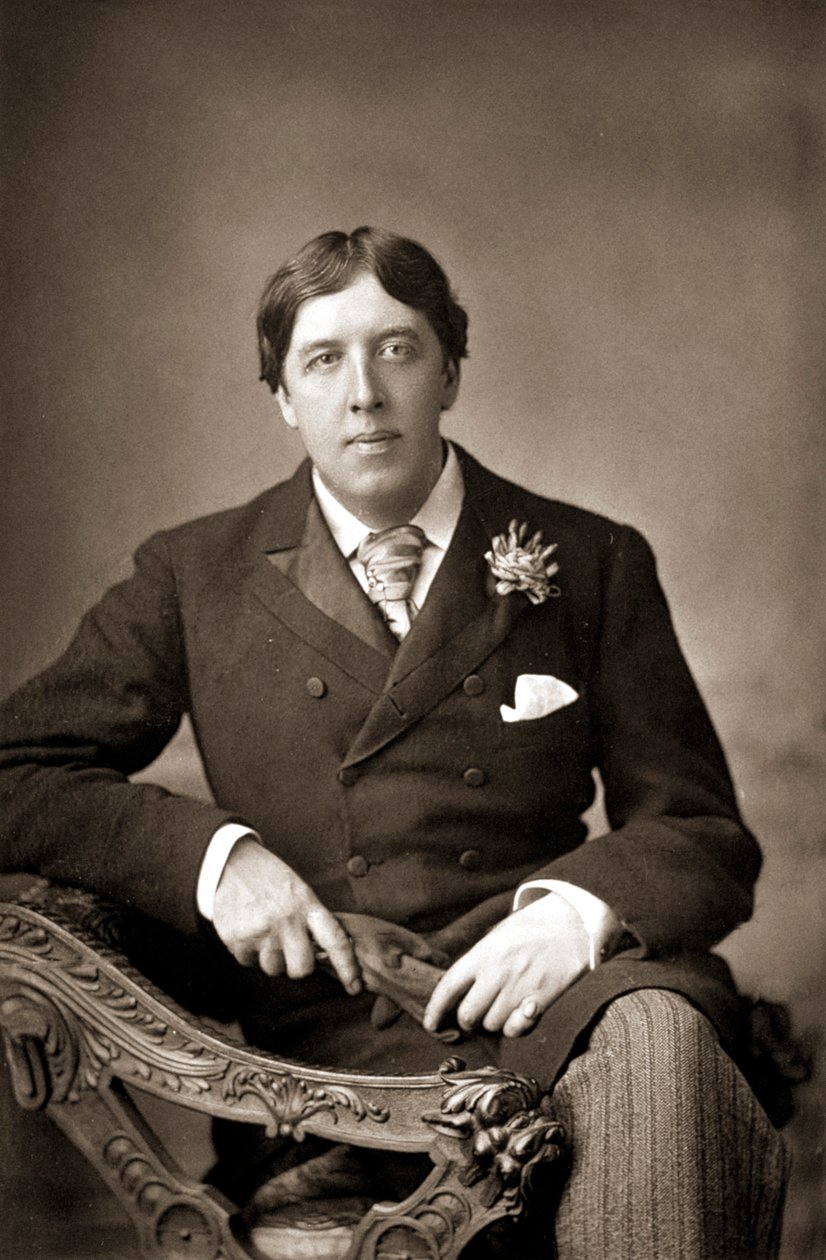 Oscar Wilde, écrivain irlandais, esprit et dramaturge, vers 1890 - WandD Downey