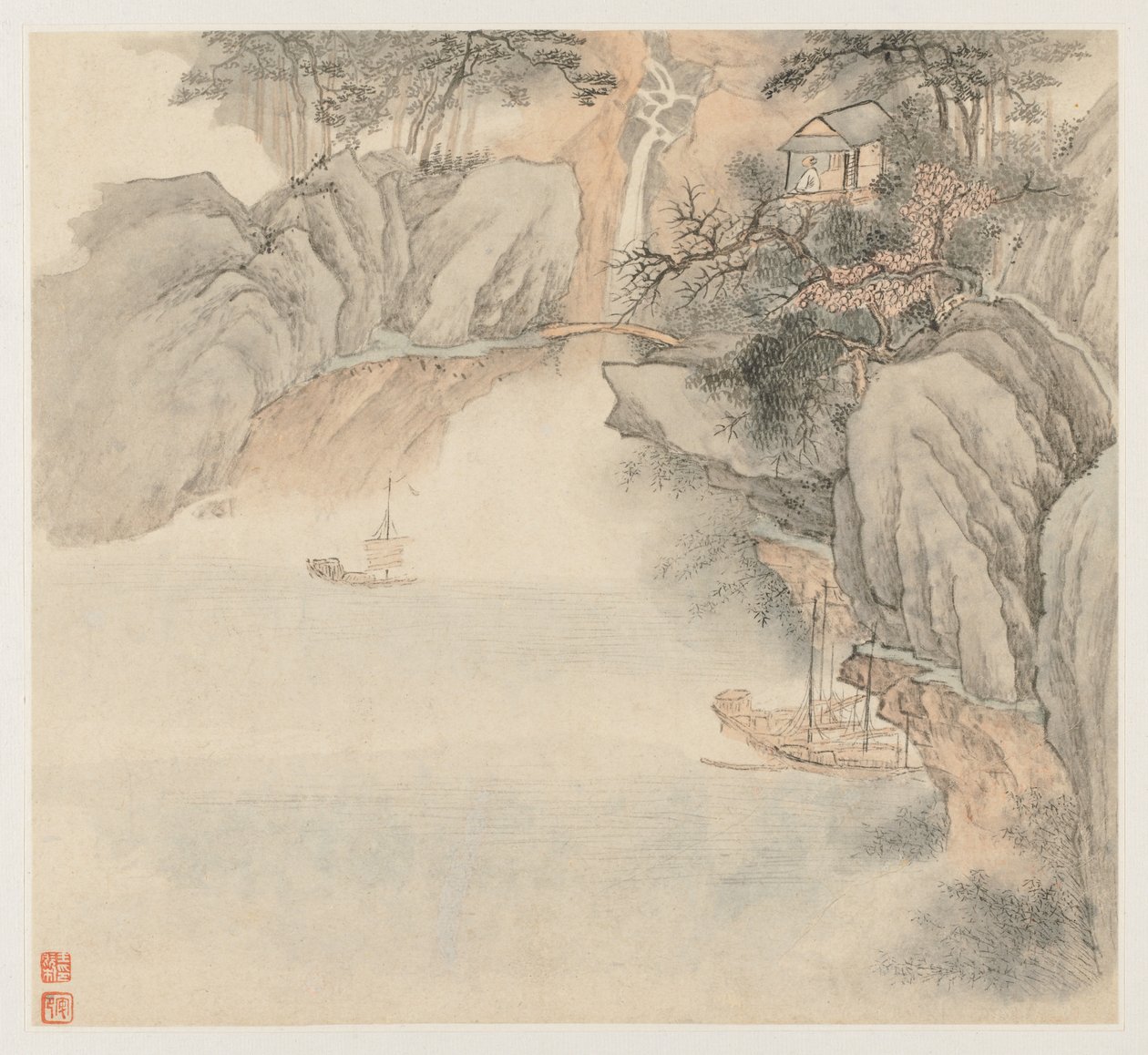 Album de Paysages : Feuille 4 - Wang Gai