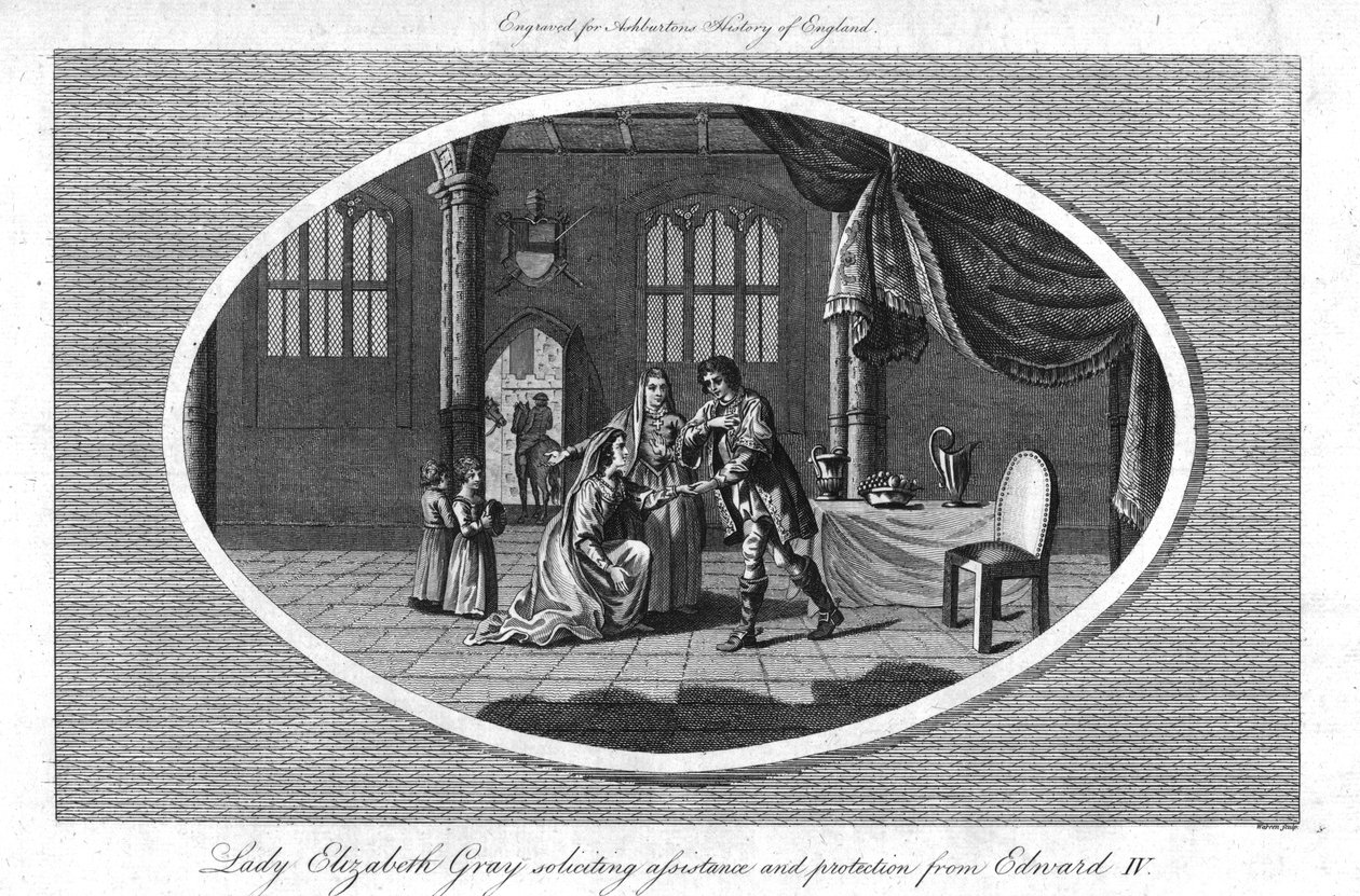 Lady Elizabeth Gray sollicitant l