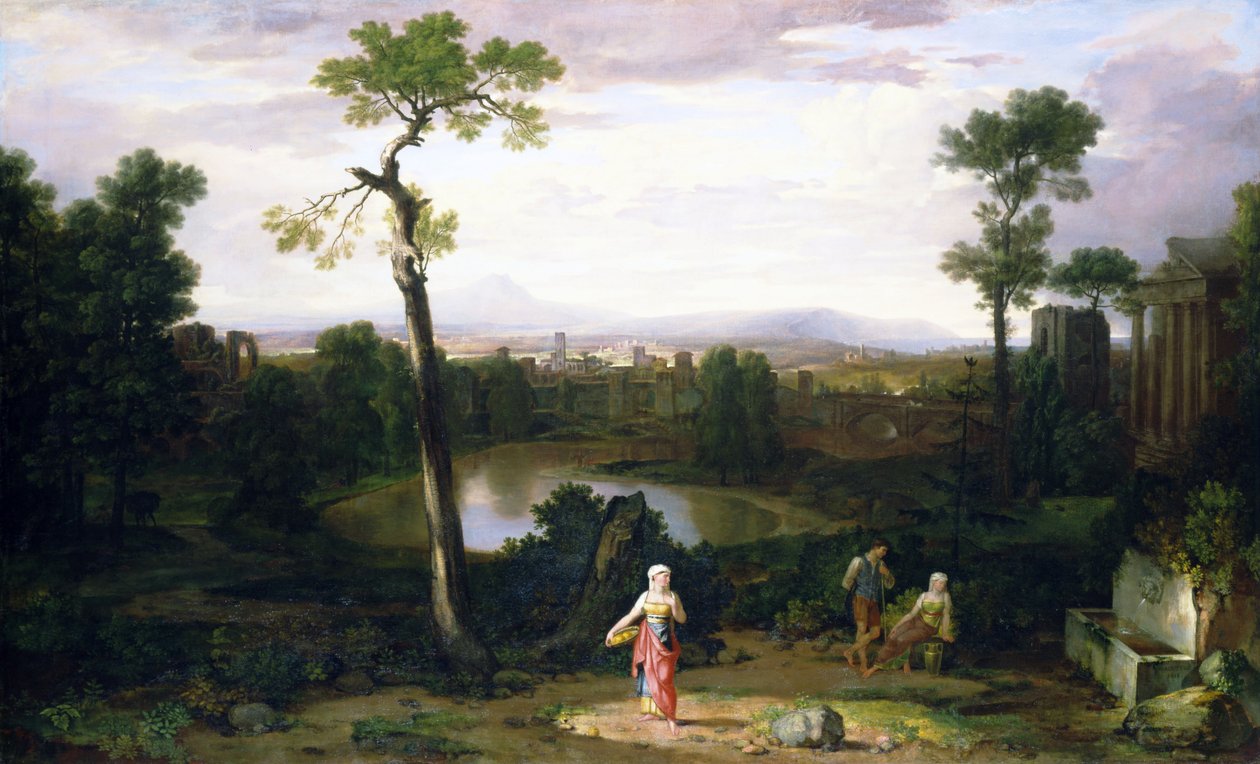 Paysage italien - Washington Allston
