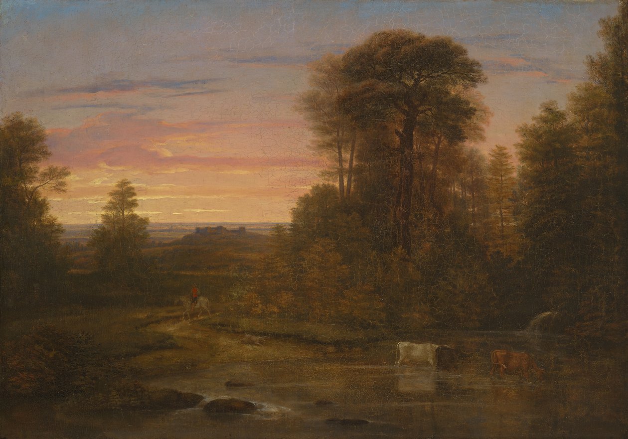 Un paysage après le coucher du soleil - Washington Allston