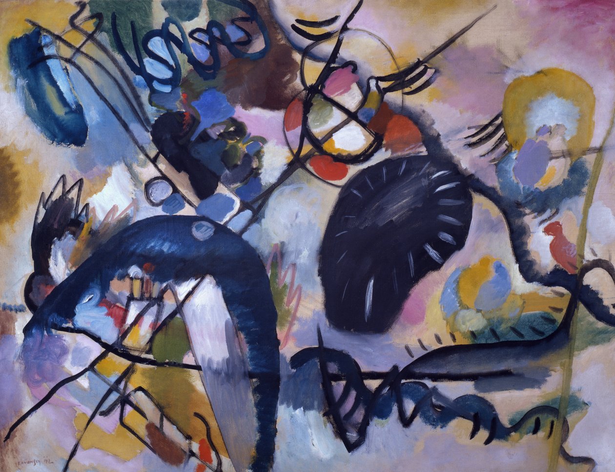 Tache noire, 1912 - Wassily Kandinsky
