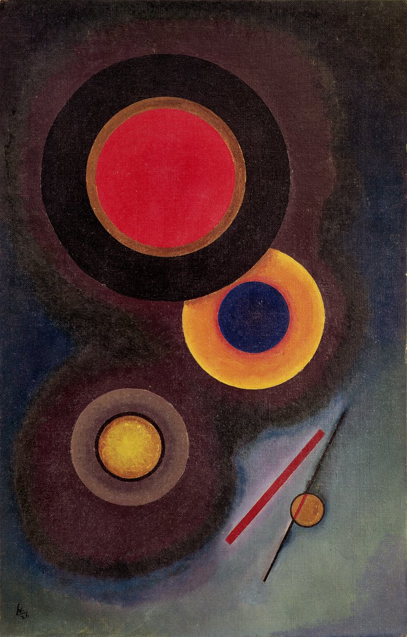 Composition avec cercles et lignes, 1926 - Wassily Kandinsky