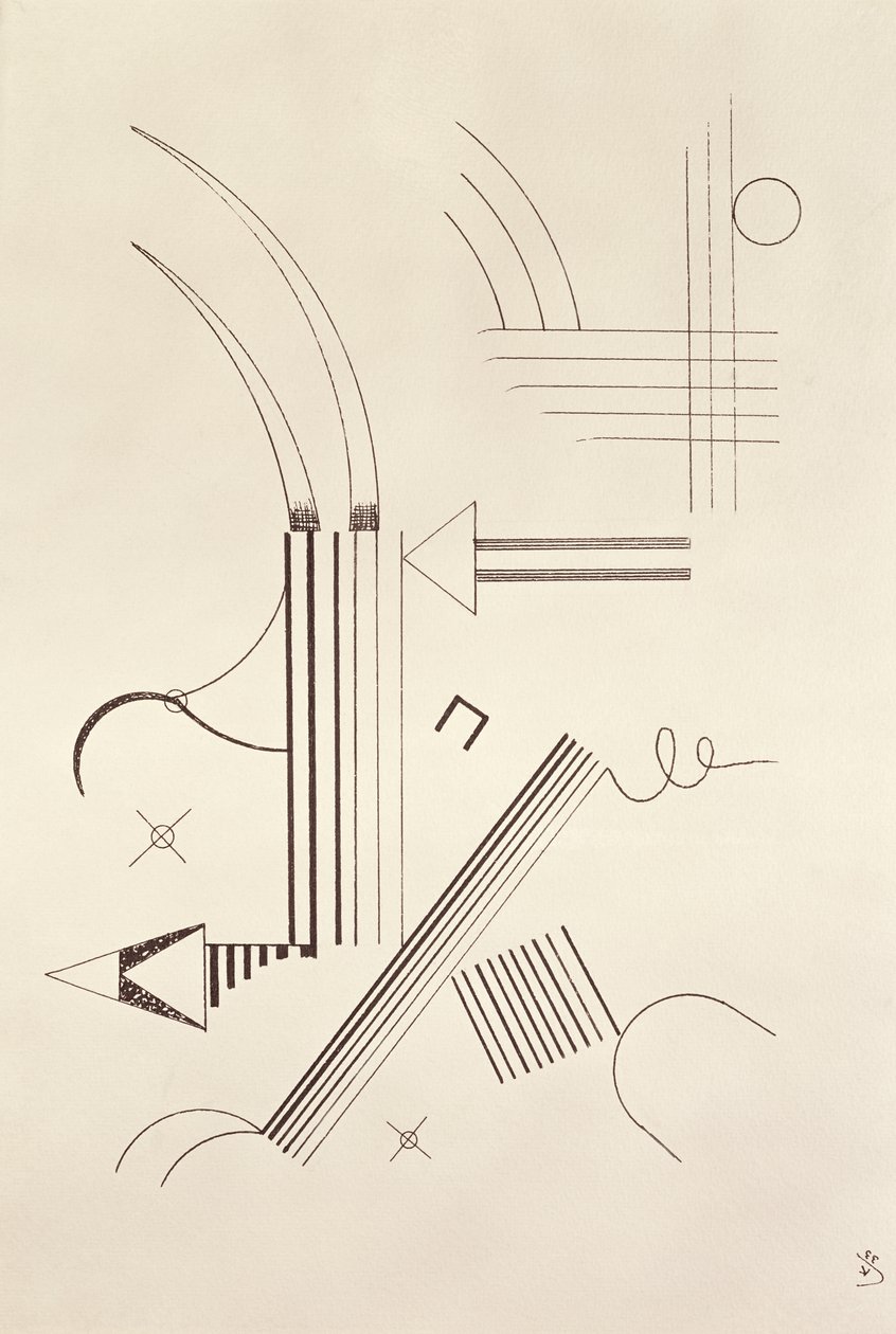Dessin, 1933 - Wassily Kandinsky