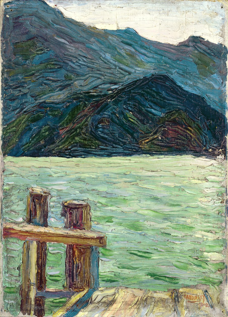 Kochelsee sur la baie, 1902 - Wassily Kandinsky