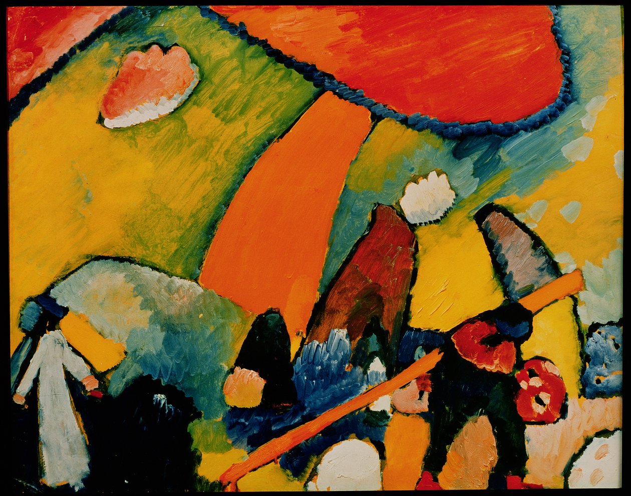 Sur la plage - Wassily Kandinsky