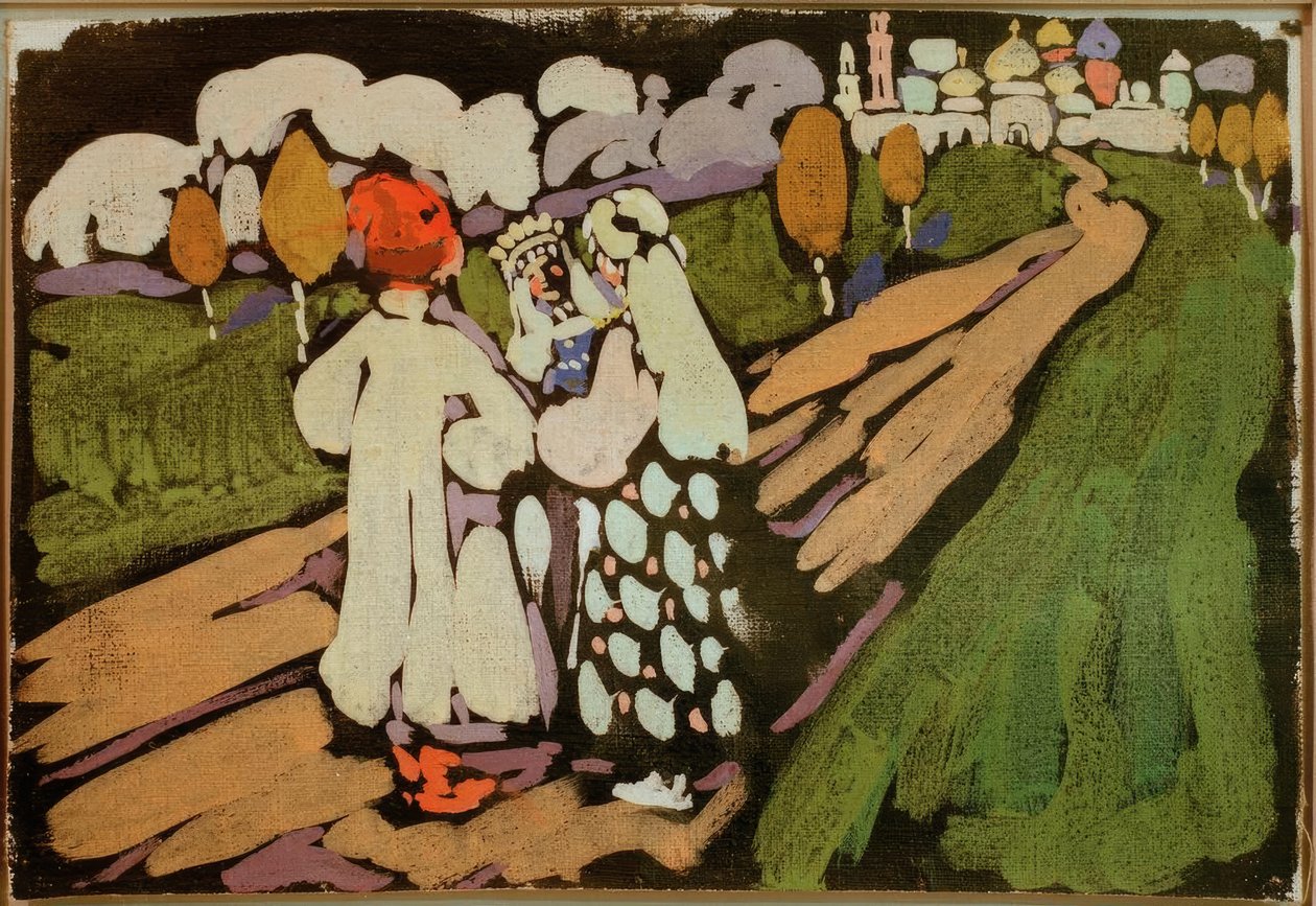 Scène russe - Wassily Kandinsky
