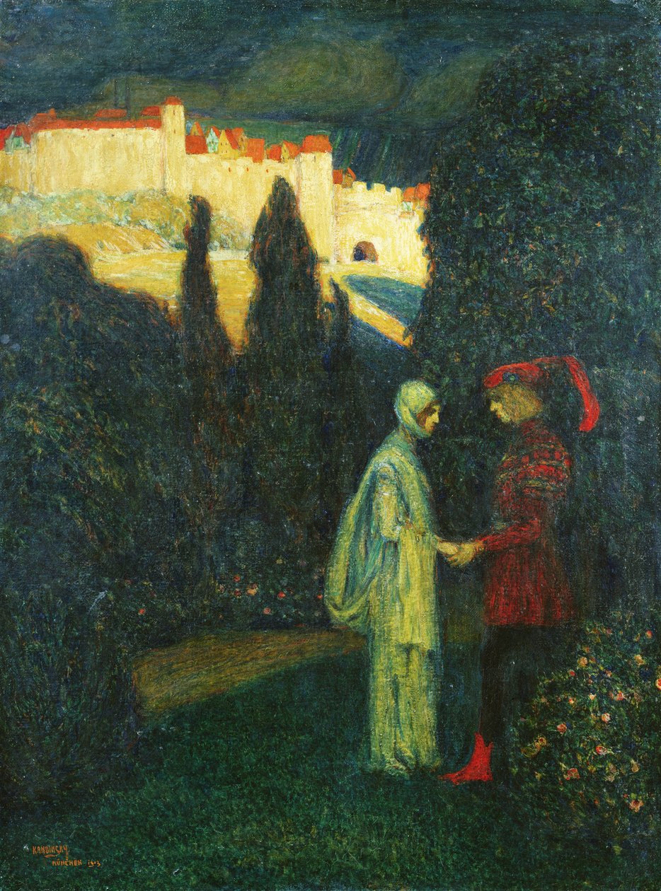 La rencontre, 1913 - Wassily Kandinsky
