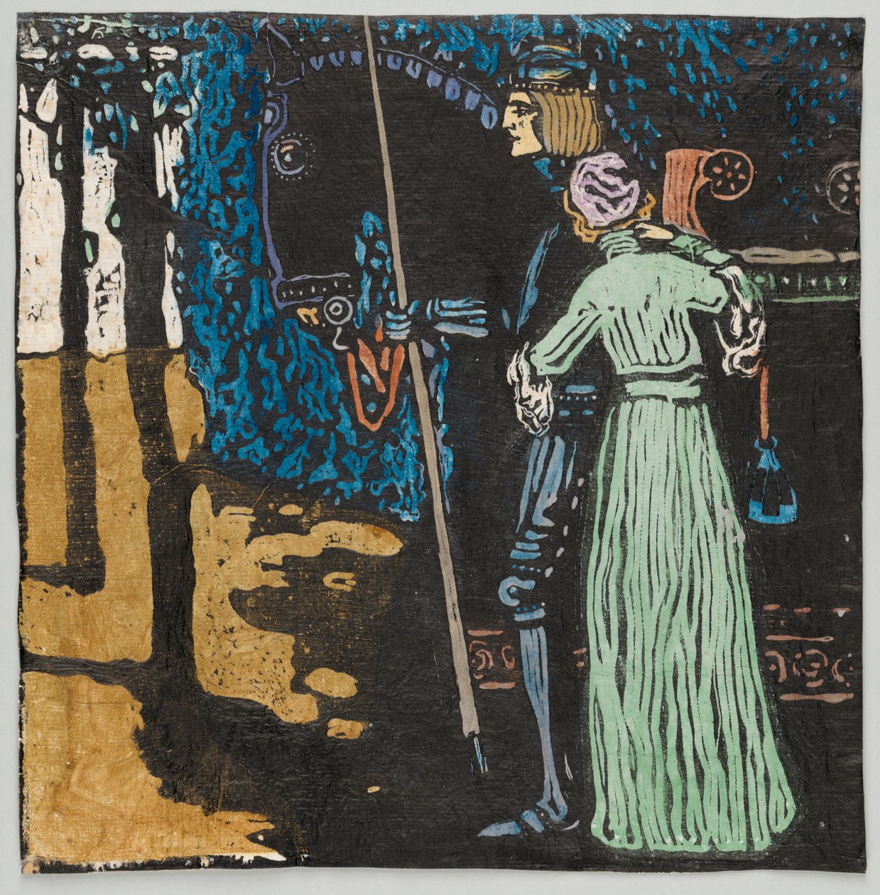 Adieu (Deuxième état) - Wassily Kandinsky
