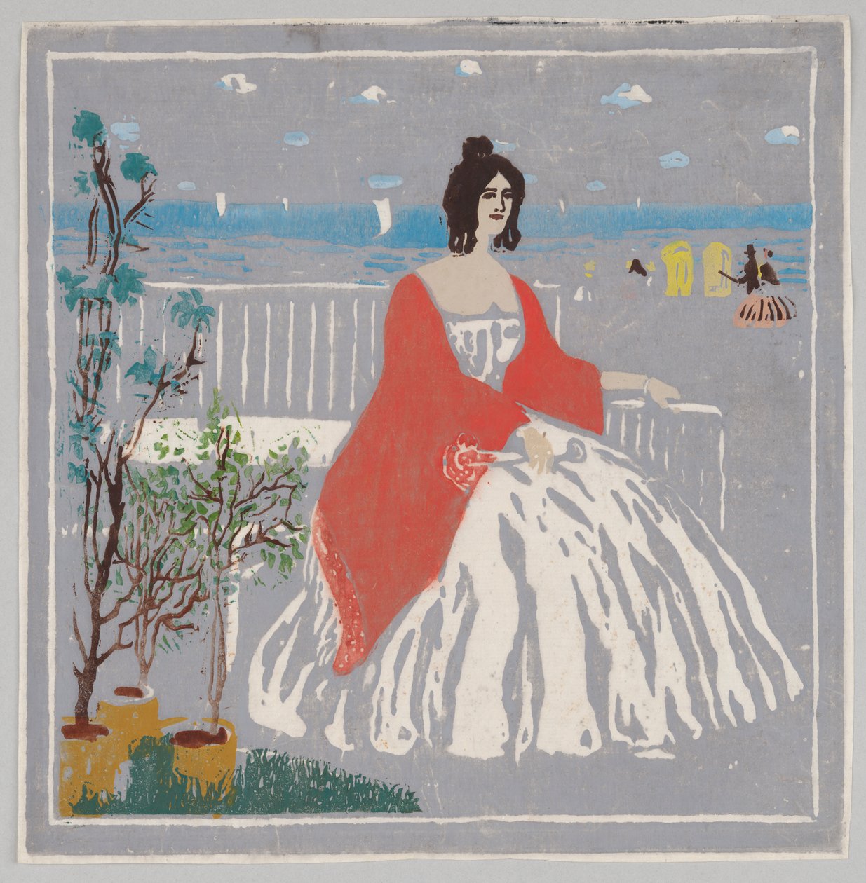 À la plage - Wassily Kandinsky