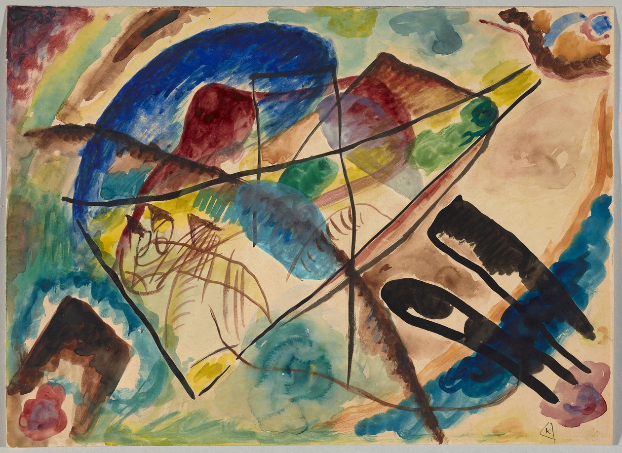 Aquarelle VIII - Wassily Kandinsky