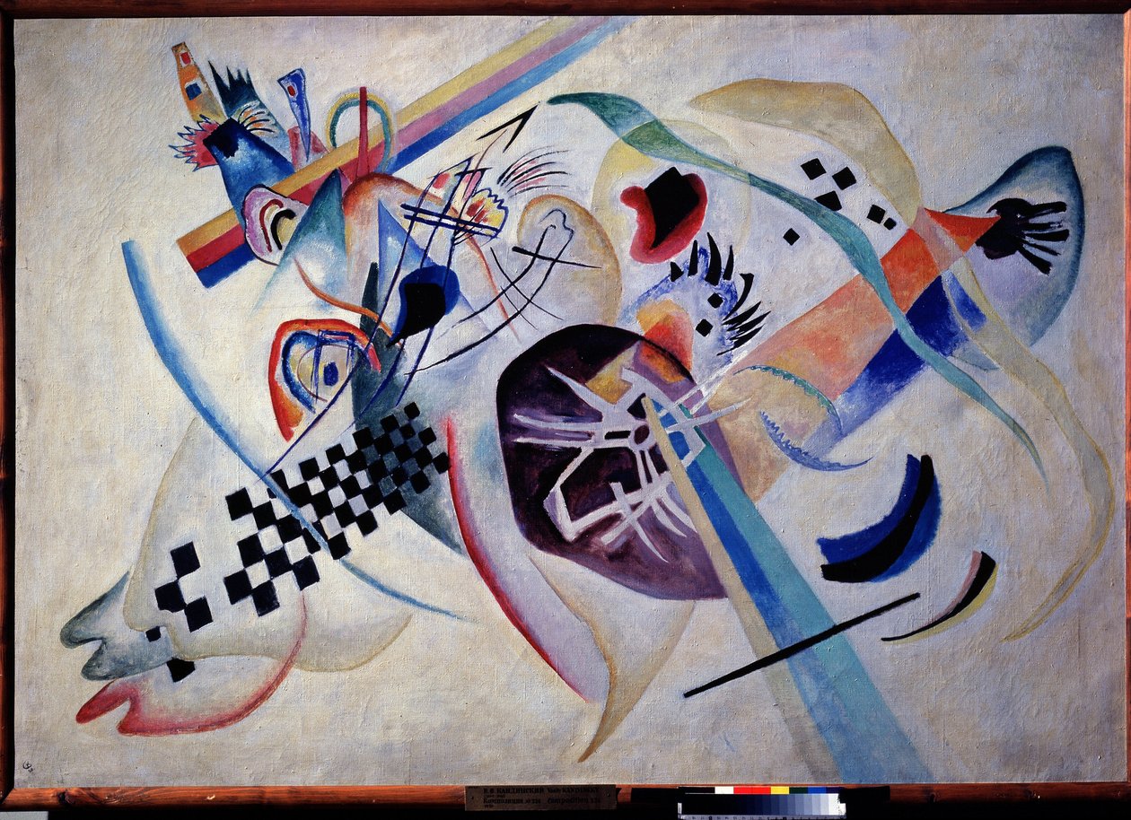 Composition N. 224. On the white - Wassily Kandinsky