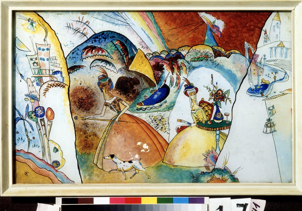 Dames en crinoline - Wassily Kandinsky