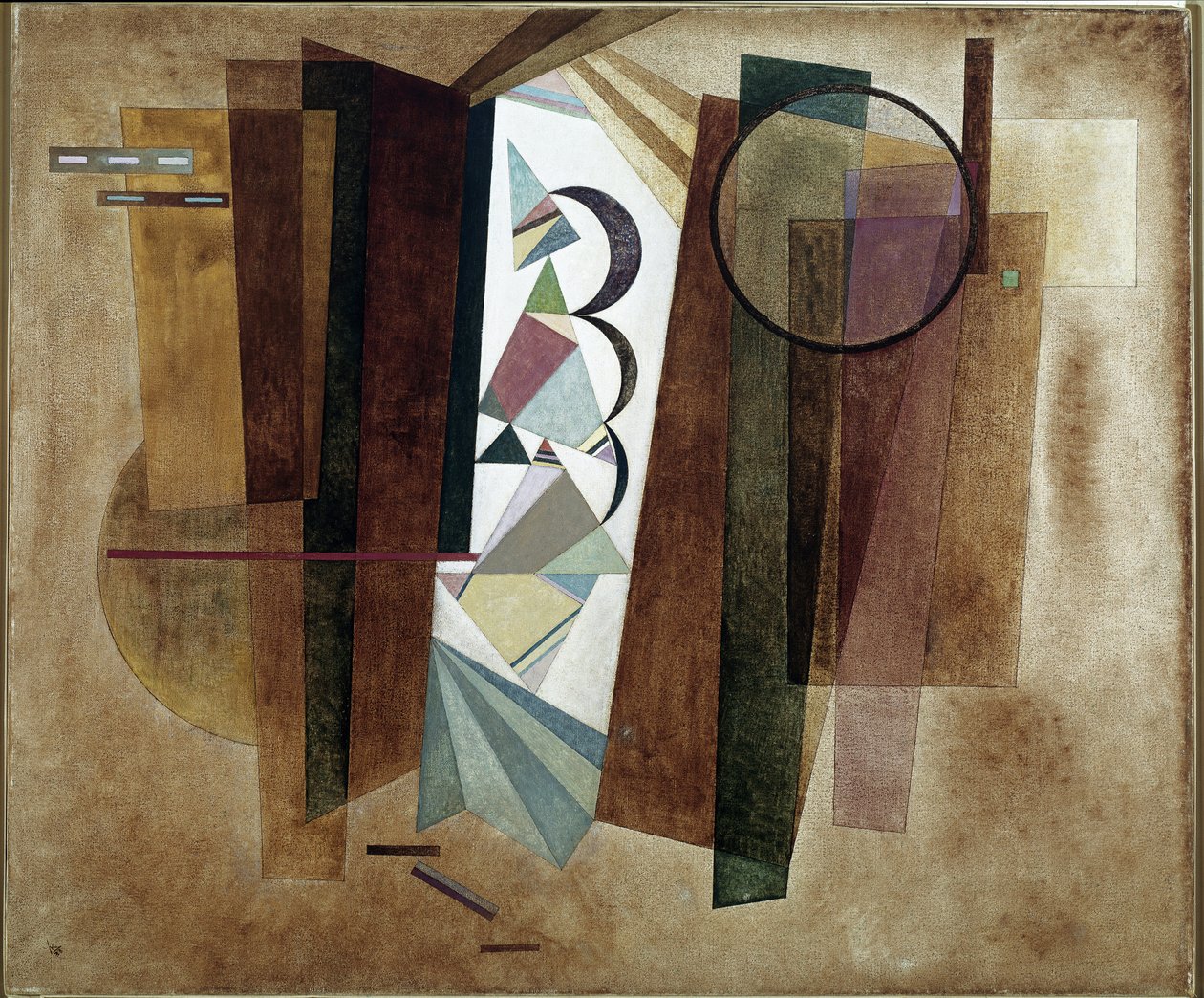Développement en brun - Wassily Kandinsky