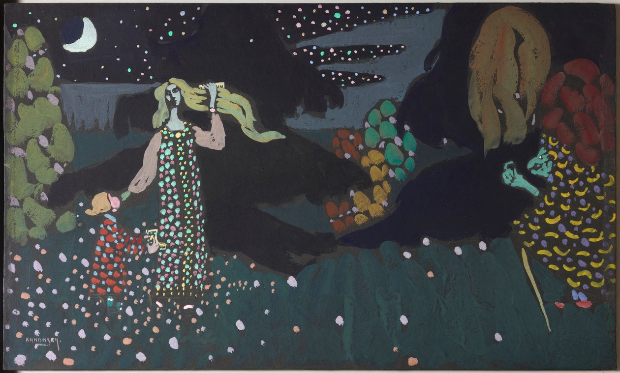 La nuit - Wassily Kandinsky